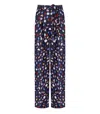 ESSENTIEL ANTWERP FRANKRIJK NAVY BLUE WIDE LEG TROUSERS