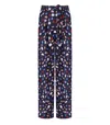 Essentiel Antwerp Frankrijk Navy Blue Wide Leg Pants In Blue