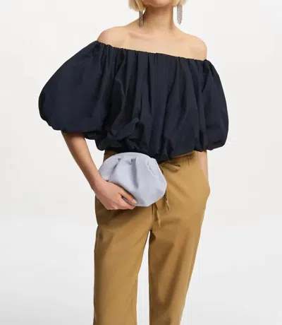 Essentiel Antwerp Frenchie Bodysuit In Navy In Blue