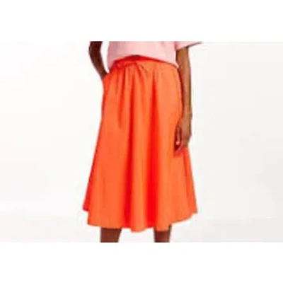 Essentiel Antwerp Fuchsia Mid-length Skirt In Orange