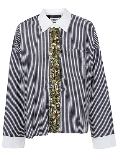 Essentiel Antwerp Gail Boxy Fit Shirt In Multicolor