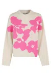 Essentiel Antwerp Garcon Jacquard Knitted Pull In Merengue