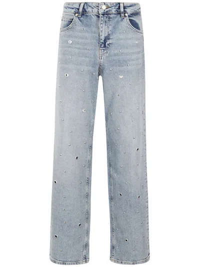 Essentiel Antwerp Garment Eyelet Jeans In Blue