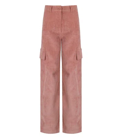Essentiel Antwerp Gazou Pink Cargo Pants
