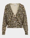 Essentiel Antwerp Generalite Printed Cardigan In Black