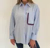 Essentiel Antwerp Get Embellished Shirt In Inges Kitchen In Multi