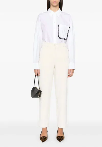 Essentiel Antwerp Get Embellished Shirt In White In White