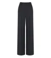 Essentiel Antwerp Gorror Black Wide Leg Trousers