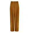 Essentiel Antwerp Gladiolus Toffee Trousers In Brown