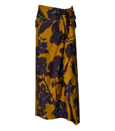 Essentiel Antwerp Glavia Bronze Skirt In Brown