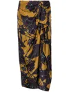 Essentiel Antwerp Glavia Bronze Skirt In Brown