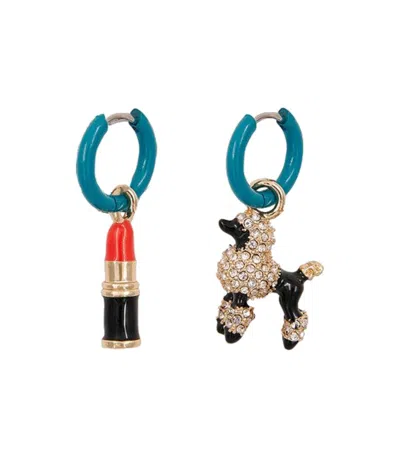 Essentiel Antwerp Glipsy Hoops Earrings In Blue