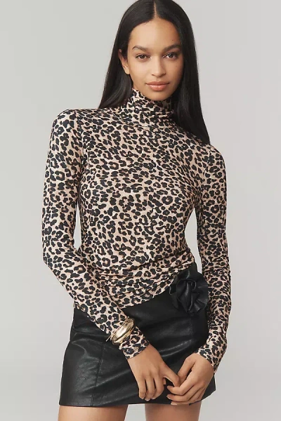 Essentiel Antwerp Going Printed Turtleneck In Multicolor