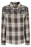 Essentiel Antwerp Goldfield Embellished Shirt In Multicolor
