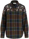 Essentiel Antwerp Goldfield Green Shirt In Brown