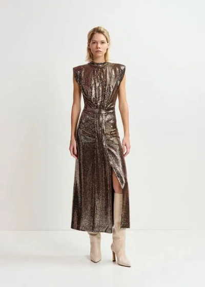 Essentiel Antwerp Gonnak Gold Dress