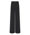 Essentiel Antwerp Gorror Black Wide Leg Trousers