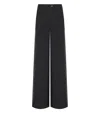 Essentiel Antwerp Gorror Black Wide Leg Trousers