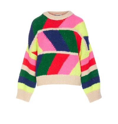 ESSENTIEL ANTWERP ESSENTIEL ANTWERP GRADATION MULTICOLORED CREWNECK JUMPER