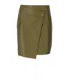 Essentiel Antwerp Gradual Olive Green Skirt In Green
