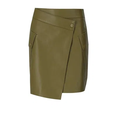 Essentiel Antwerp Gradual Olive Green Skirt