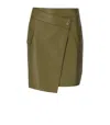 Essentiel Antwerp Gradual Olive Green Skirt In Green