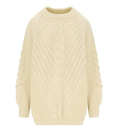 ESSENTIEL ANTWERP ESSENTIEL ANTWERP GRIVE ECRU CREWNECK SWEATER