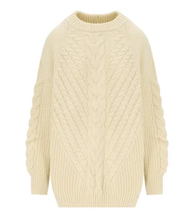 ESSENTIEL ANTWERP ESSENTIEL ANTWERP GRIVE ECRU CREWNECK SWEATER
