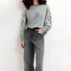 Essentiel Antwerp Guepe Embroidered Sweatshirt In Gray