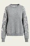 Essentiel Antwerp Guepe Sequin Sweatshirt In Grey