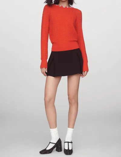Essentiel Antwerp Gustavia Sweater In Red/pink In Multi
