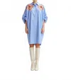 Essentiel Antwerp Hagittarius Dress In Denim Blue