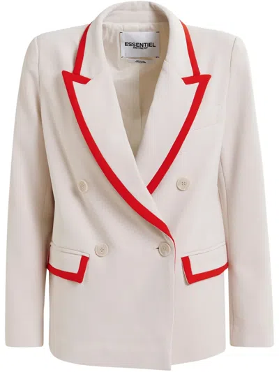 Essentiel Antwerp Hair Blazer In White