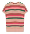Essentiel Antwerp Hali Multicolored Knitted Top In Animal Print