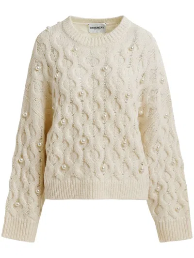 Essentiel Antwerp Halpes Sweater In Off White