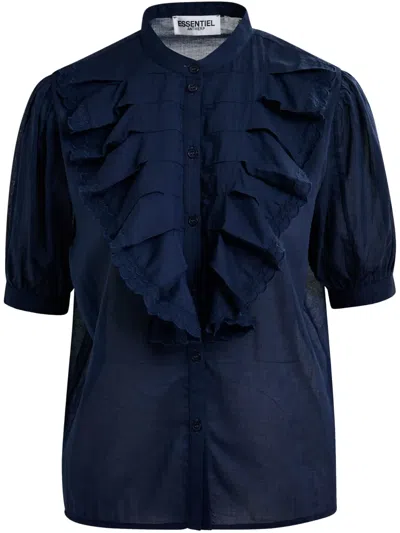 Essentiel Antwerp Hamadeus Shirt In Blau
