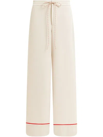 Essentiel Antwerp Hand Wide-leg Trousers In Neutrals