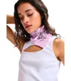 Essentiel Antwerp Handana Lilac Foulard Scarf