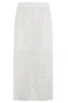 Essentiel Antwerp Handkerchief Mesh Embellished Beads Skirt