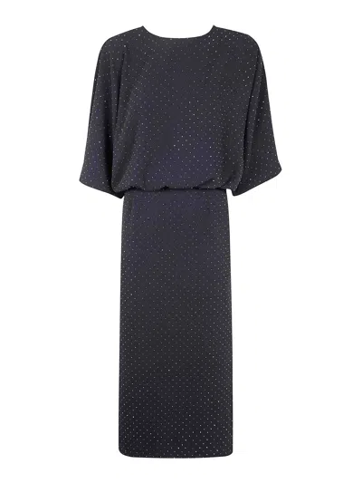 ESSENTIEL ANTWERP HANDSOME RHINESTONE MIDI DRESS