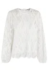 Essentiel Antwerp Hanover Lace Top - Shell: 100% Polyester Undertop: 100% Viscose Rhinestones: 100% Glass Made In Chin