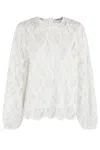 Essentiel Antwerp Hanover Lace Top - Shell: 100% Polyester Undertop: 100% Viscose Rhinestones: 100% Glass Made In Chin