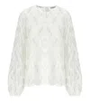 Essentiel Antwerp Hanover Lace Top - Shell: 100% Polyester Undertop: 100% Viscose Rhinestones: 100% Glass Made In Chin In White