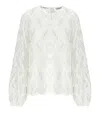 Essentiel Antwerp Hanover Lace Top - Shell: 100% Polyester Undertop: 100% Viscose Rhinestones: 100% Glass Made In Chin