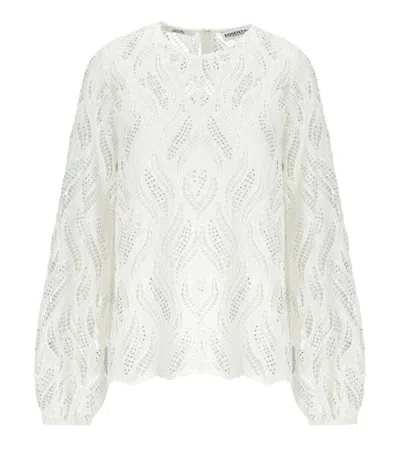 ESSENTIEL ANTWERP HANOVER WHITE BLOUSE