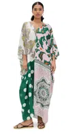 Essentiel Antwerp Hansas Printed Kaftan Combo1 Off White