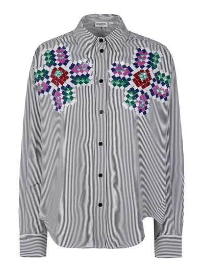 Essentiel Antwerp Hapricorn Sequin Shirt In Black
