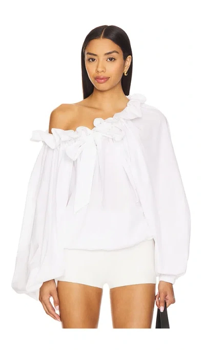 Essentiel Antwerp Haquiri Voluminous Top In White