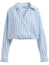 Essentiel Antwerp Long-sleeved Shirt In Blue