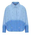 Essentiel Antwerp Harkansas Embellished Shirt In Blue